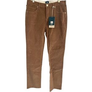 Jag Jeans Ruby NWT Mid Rise Straight Leg Corduroy Pants Size 8 Beige